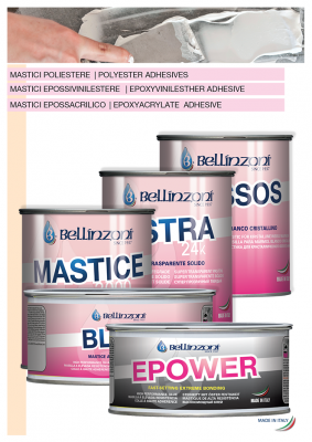 Mastice poliestere, epossivinilestere & epossiacrilato